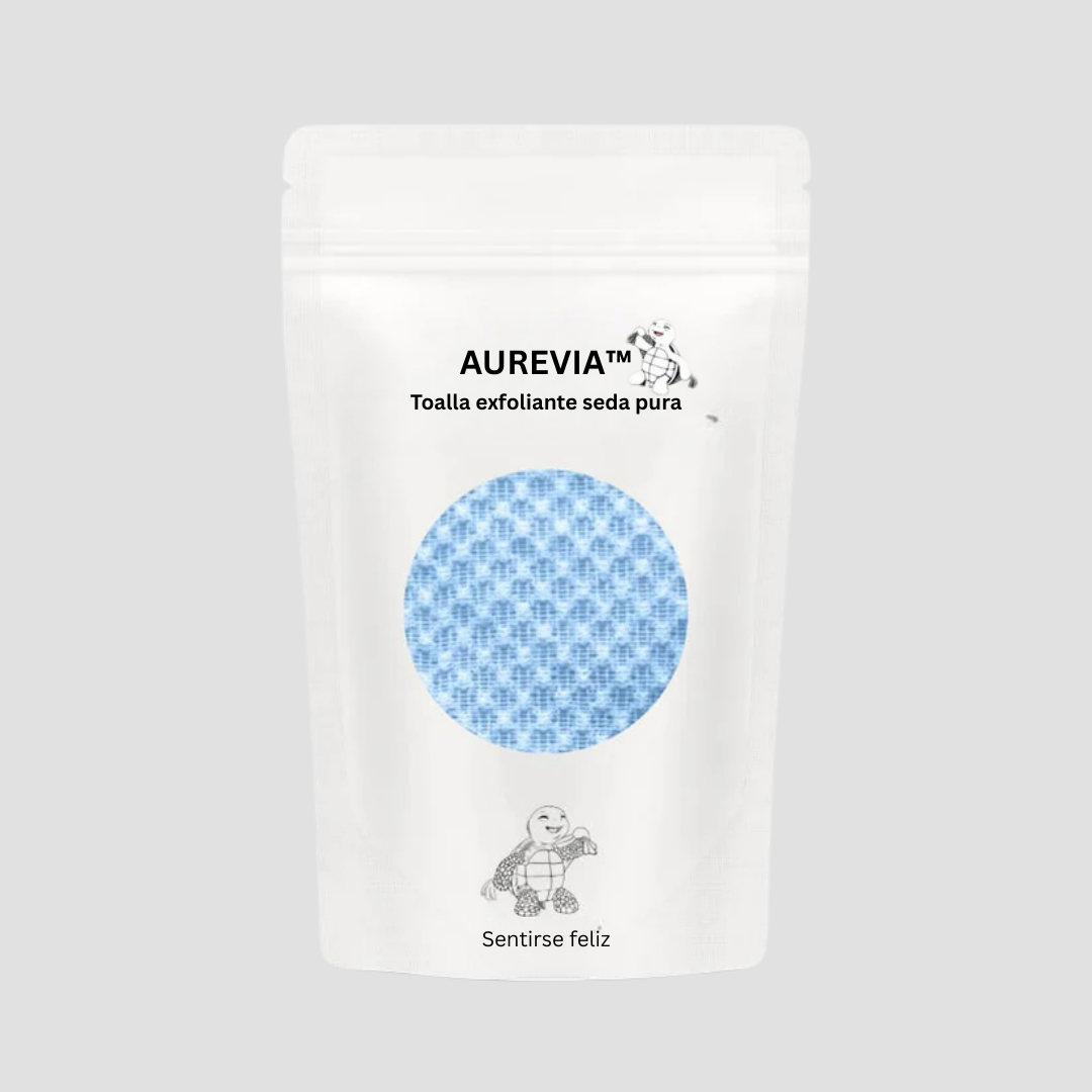 AUREVIA™ - Toalla exfoliante seda pura