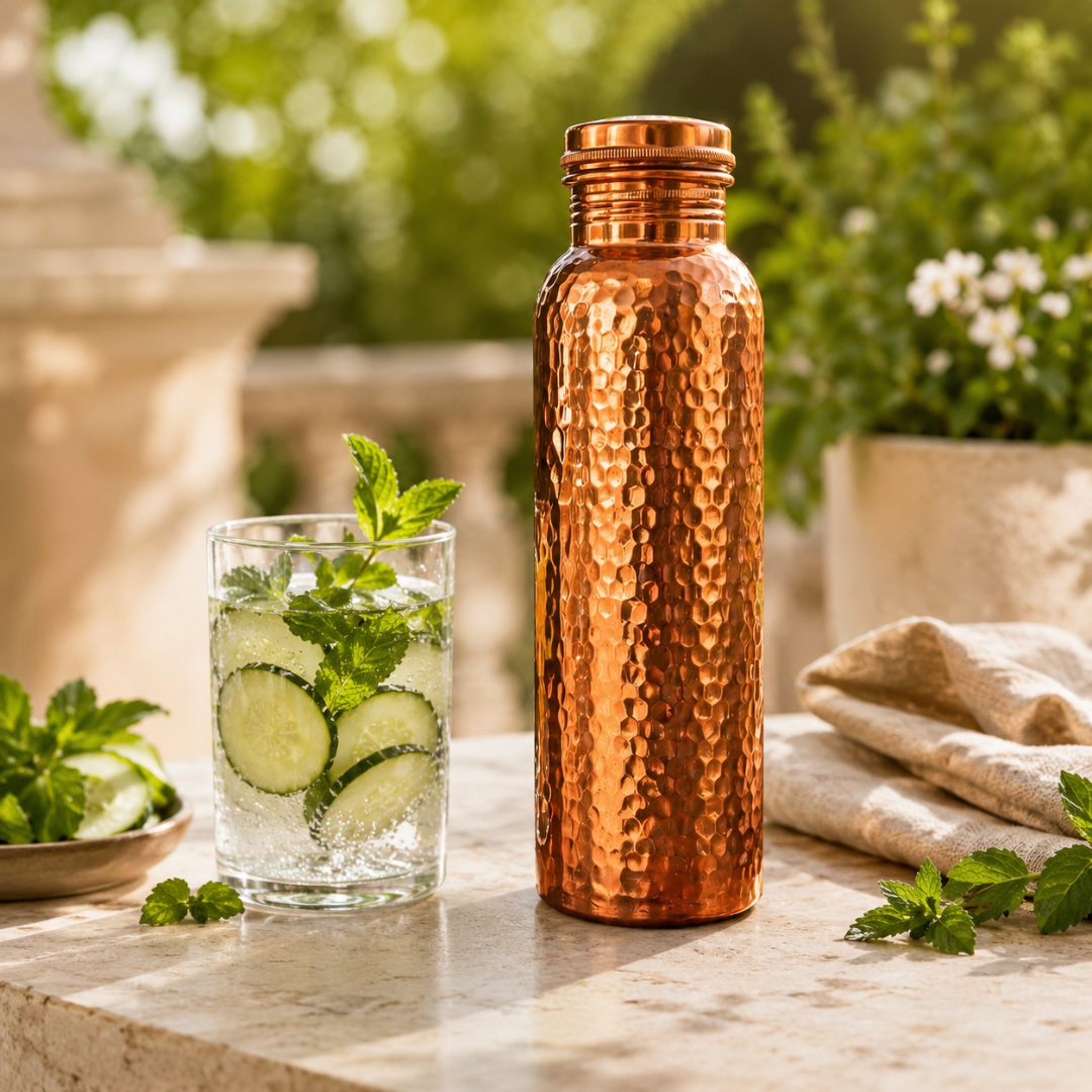 CUVÉRA™ - Botella de agua de cobre puro
