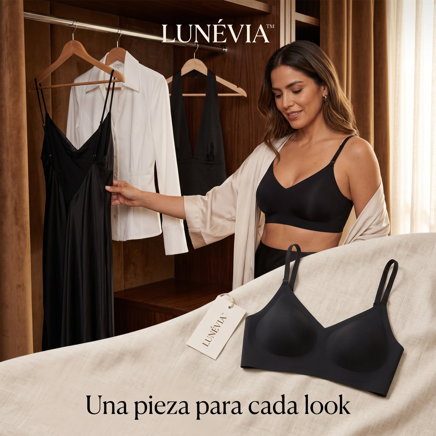 LUNÉVIA™ - Sujetador suave de 4 vías