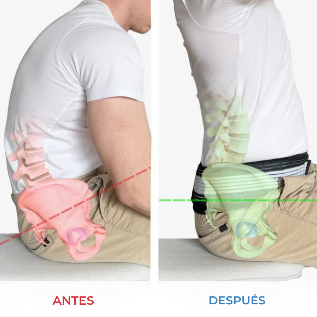 SpineRelief™ – Cinturón Ortopédico para Dolor Lumbar y Ciática