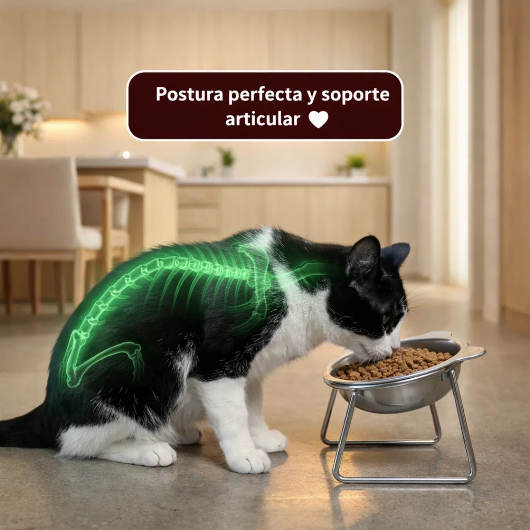 FELIVARA™ - Comedero ortopédico elevado para gatos