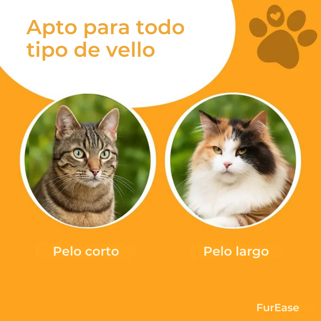 FurEase™ – Cepillo anti-pelos para gatos