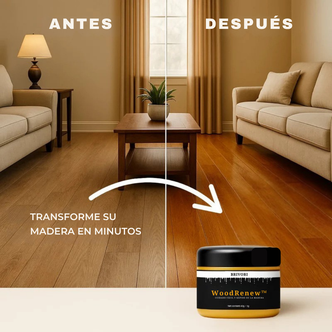 WoodRenew™ – Cera Restauradora Natural para Madera