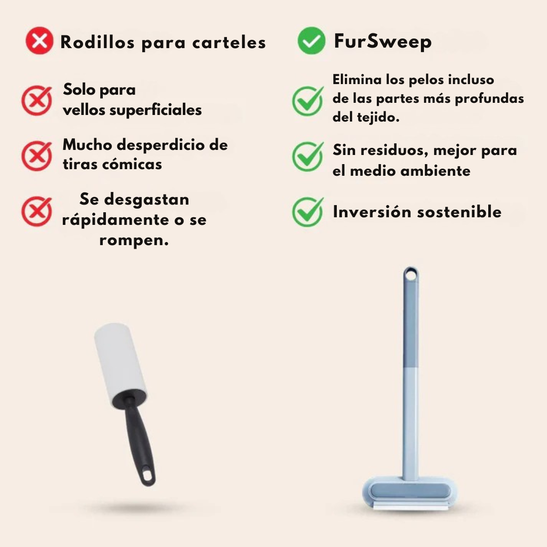 FurSweep™ – Removedor de Pelo 3 en 1