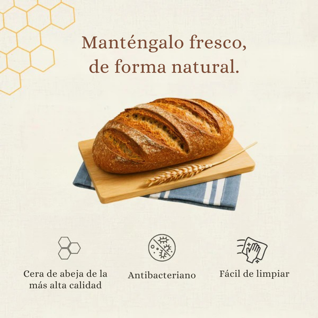 APIAVERA™ - Caja para pan de cera de abeja natural