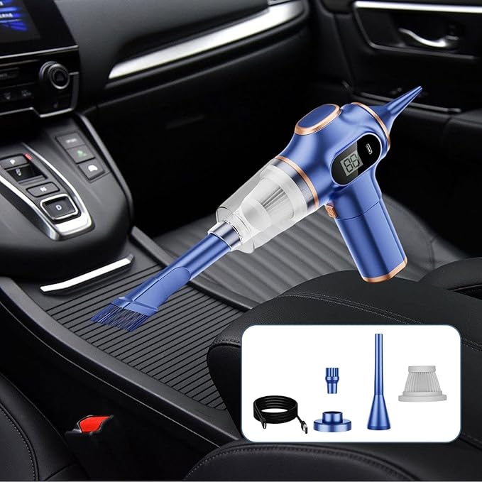 AEROVEX™ Aspiradora compacta para coche con turbocompresor