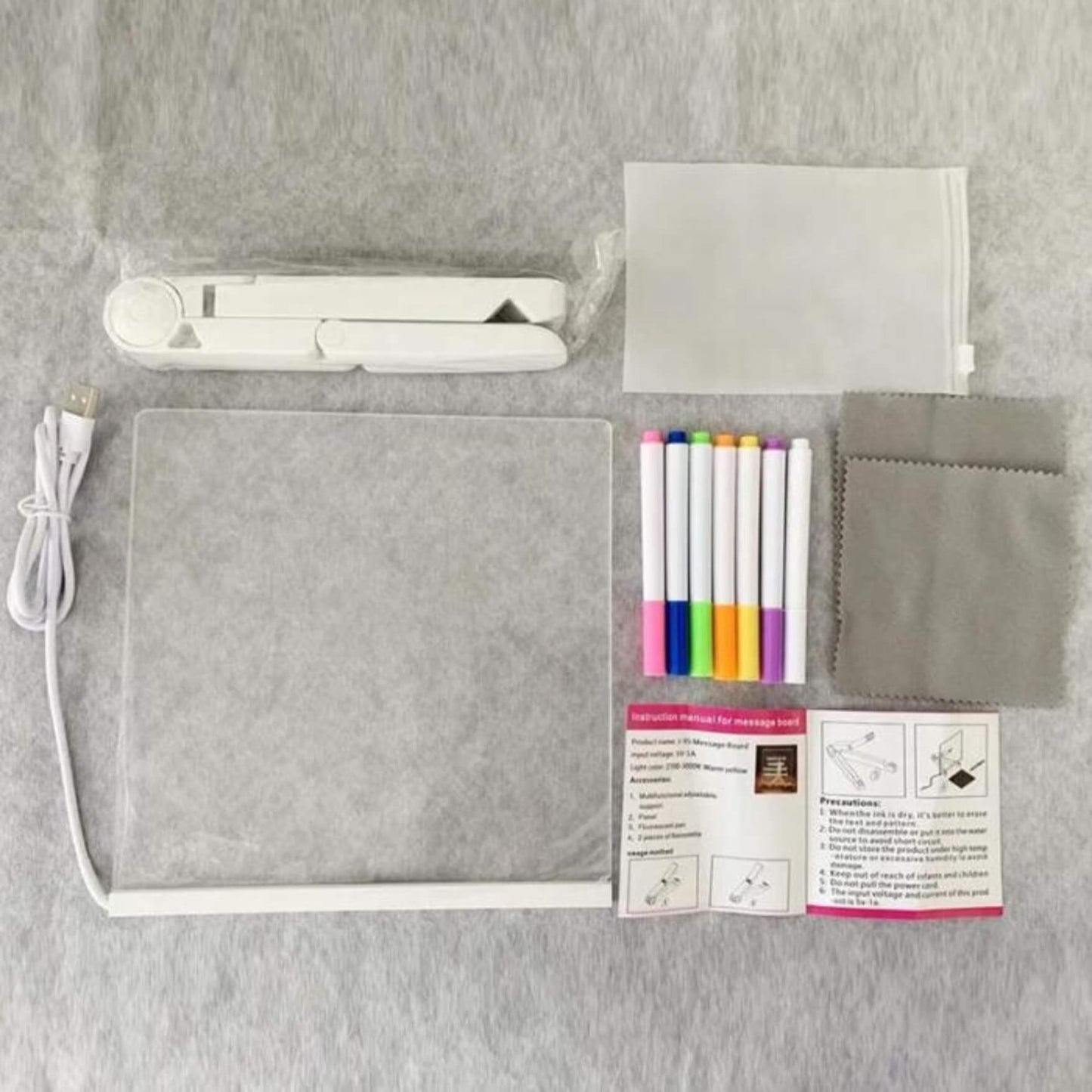 GlowSketch™ – Pizarrón LED que convierte dibujos en arte brillante