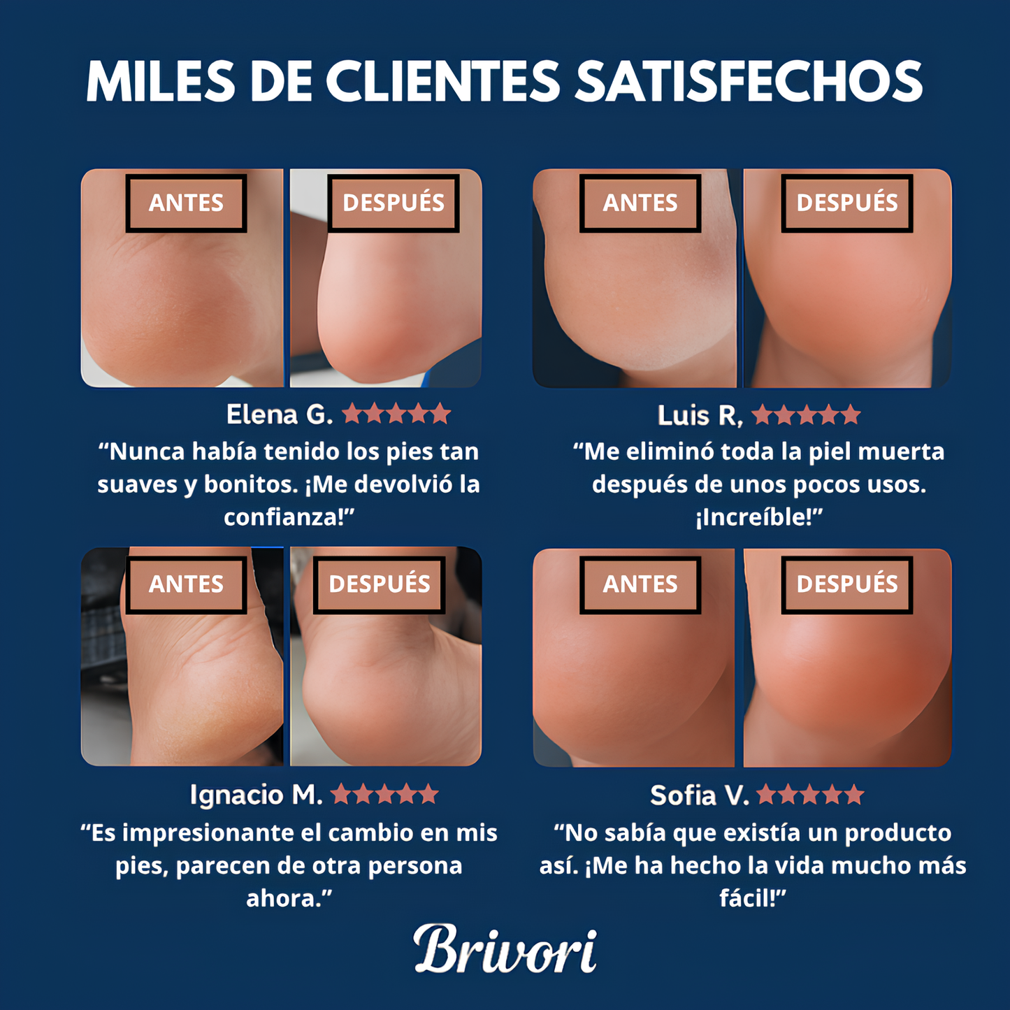 Lima eléctrica para pies Brivori™