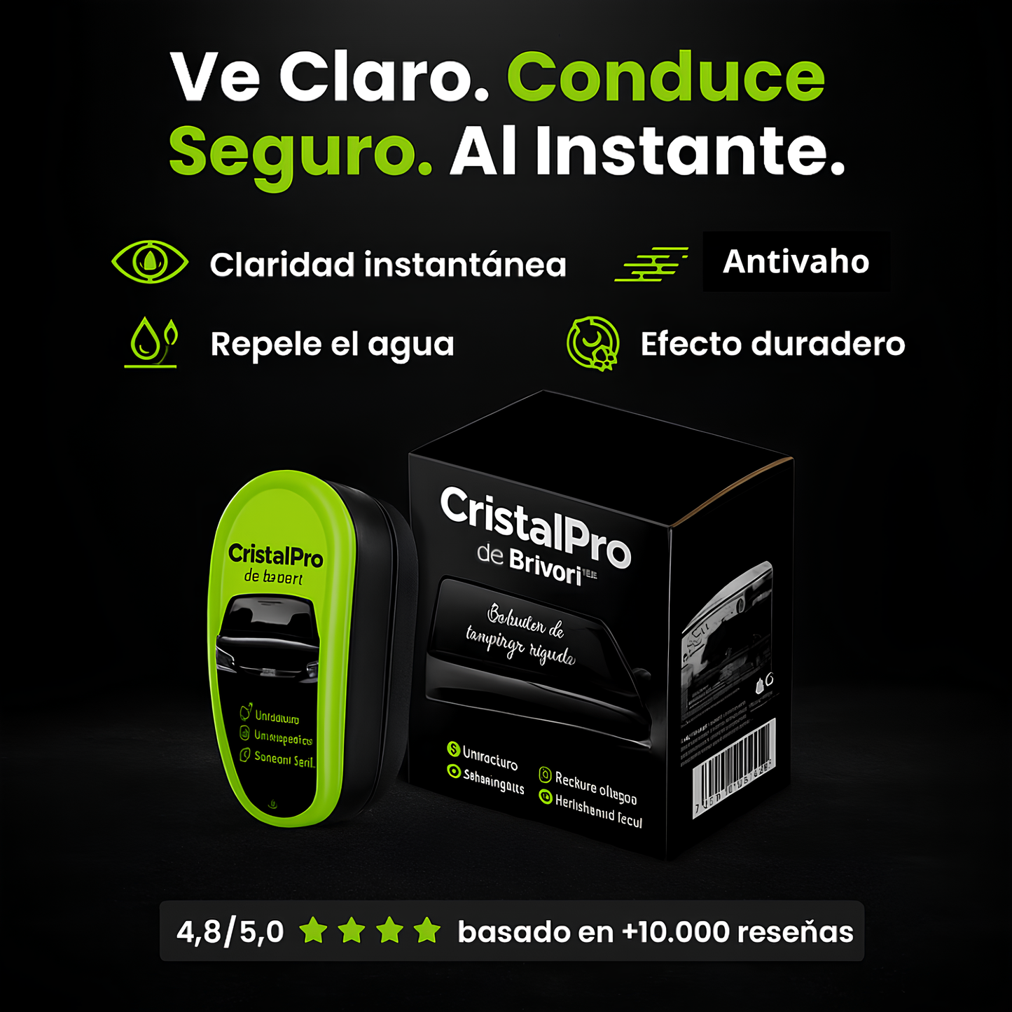 CristalPro de Brivori™ - Visibilidad total en cualquier clima