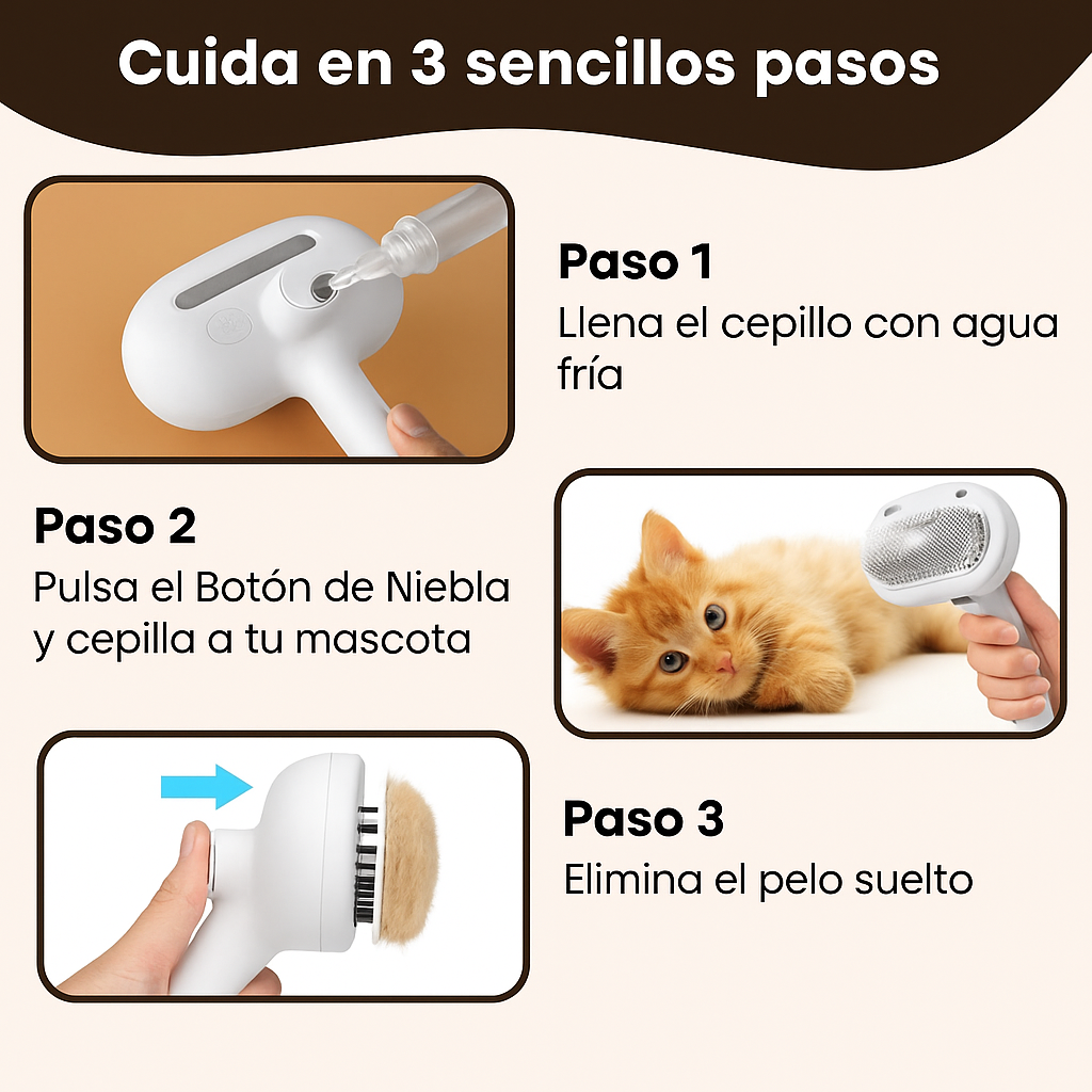 Brivori™ - Cepillo profesional para mascotas