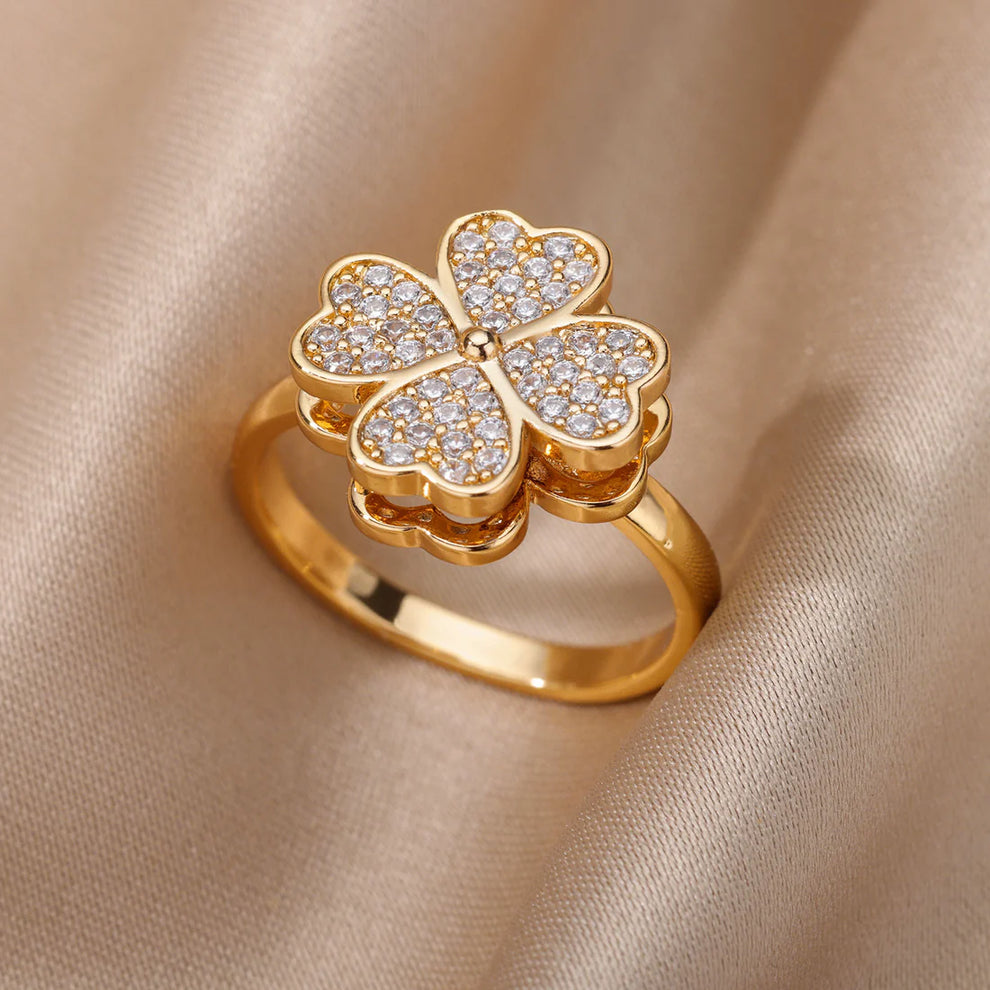 SerenityBloom™ – Anillo contra la ansiedad con diseño floral