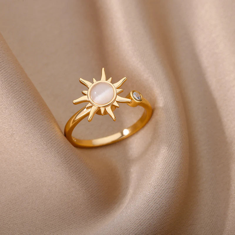 SerenityBloom™ – Anillo contra la ansiedad con diseño floral