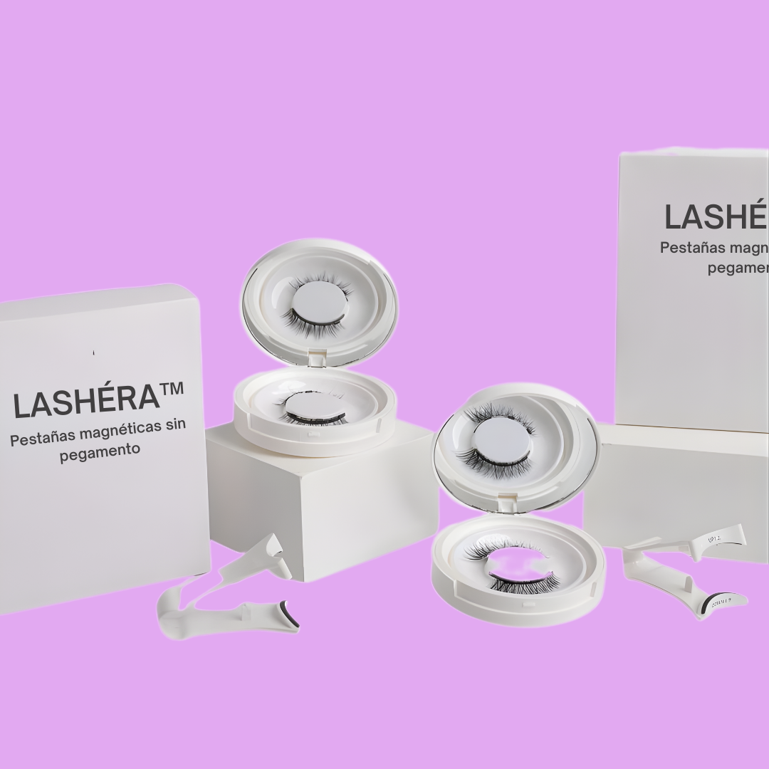 LASHÉRA™ – Pestañas magnéticas sin pegamento