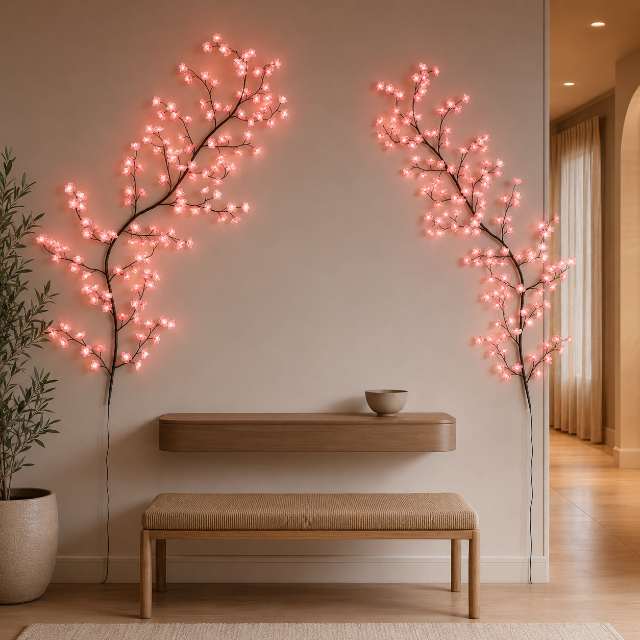 Brivori™ - Guirlande LED Fleurs de Cerisier