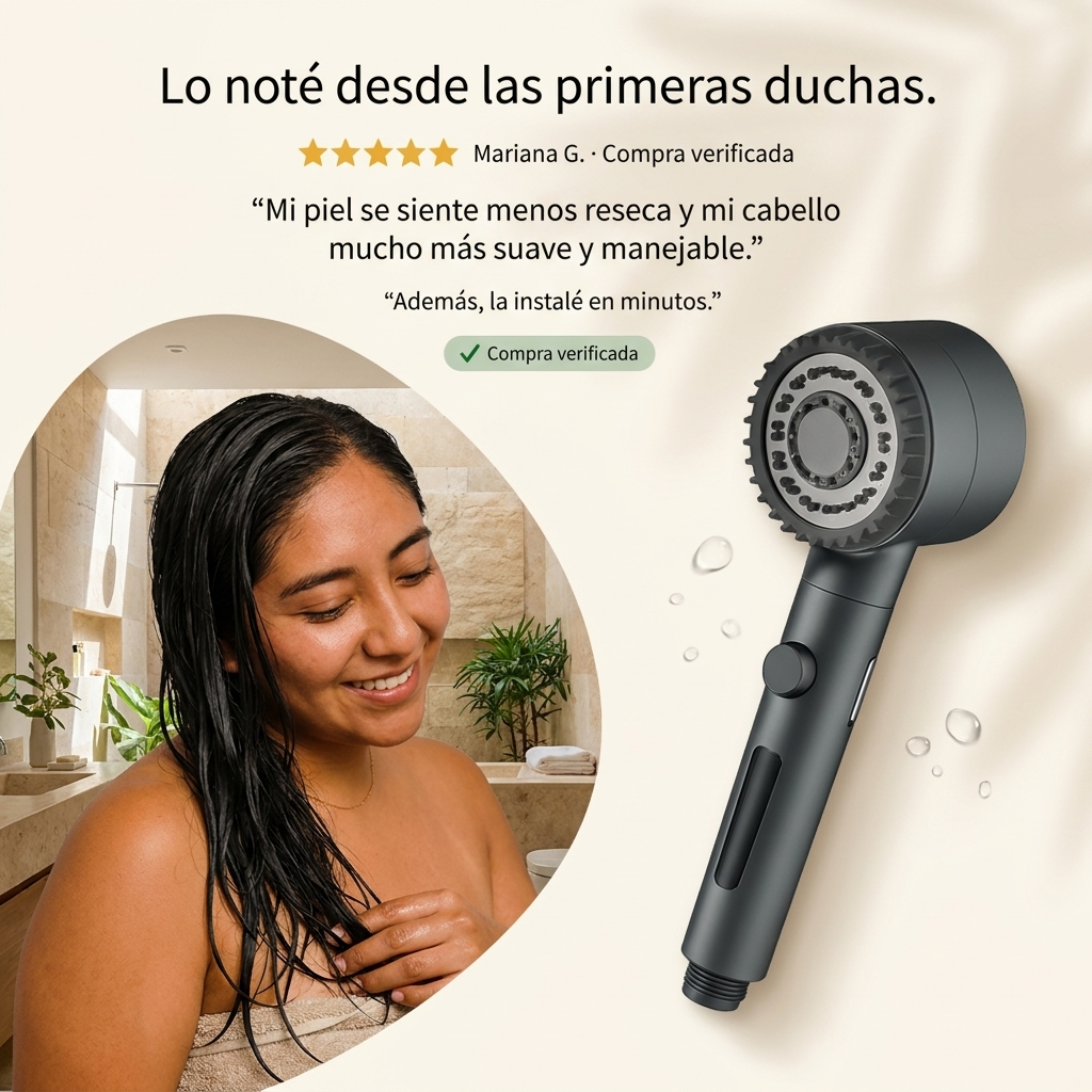 Regadera filtrante Voranex de Brivori™