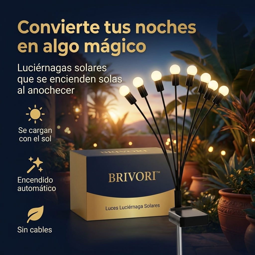 Brivori™ - Lámpara luciérnaga solar