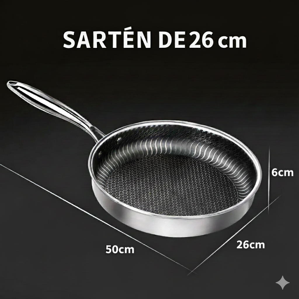 NOVACERA™ – Sartén Híbrido de Alto Rendimiento