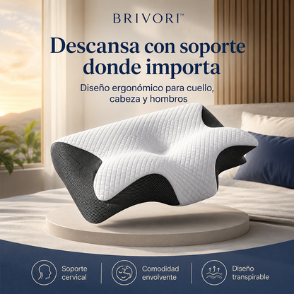 Brivori™ - Almohada Cervical Ergonómica