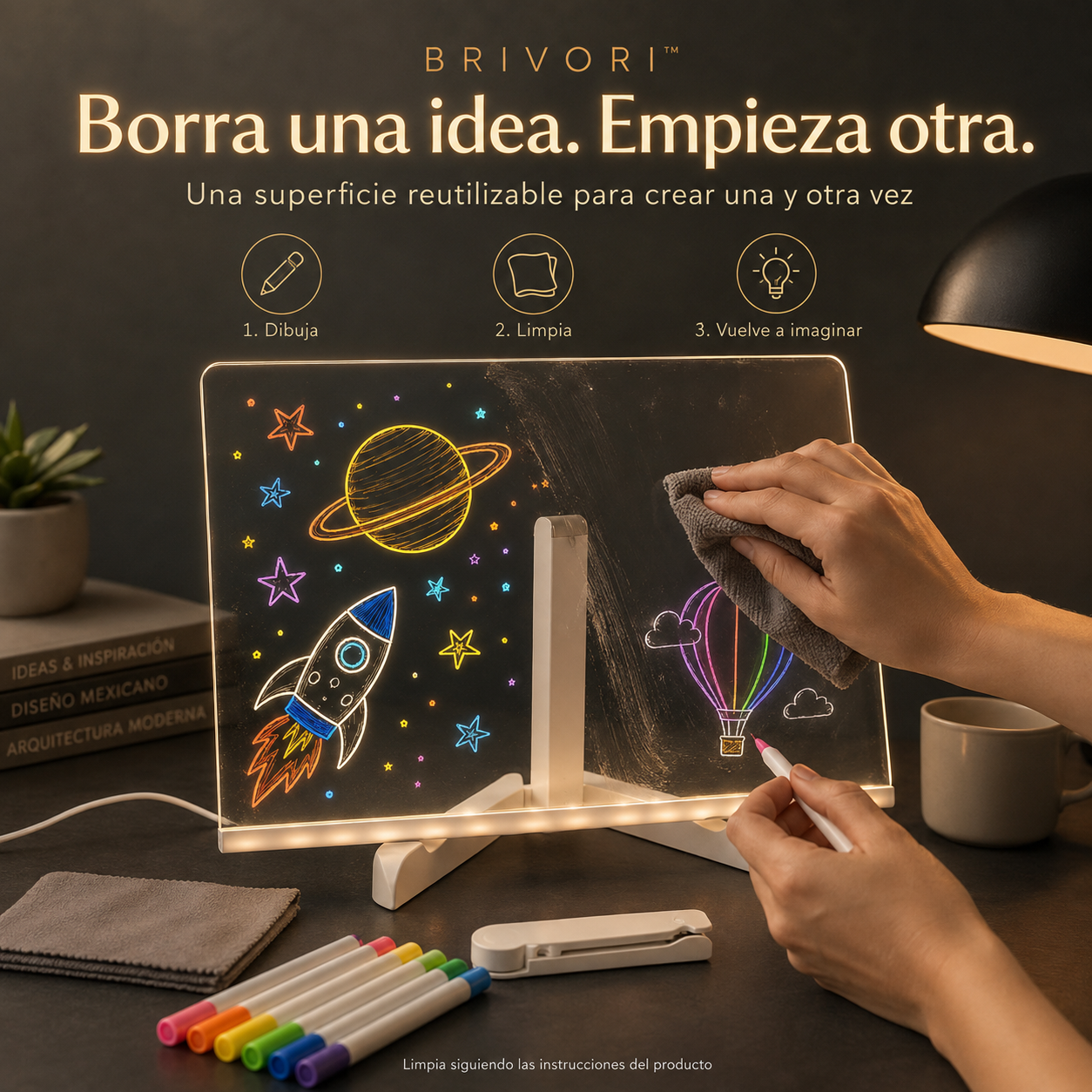 Brivori™ - Tablero LED Creativo