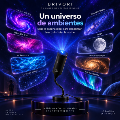 Brivori™ - Proyector Galáctico HD