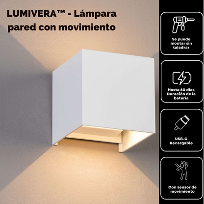 LUMIVERA™ - Lámpara pared con movimiento