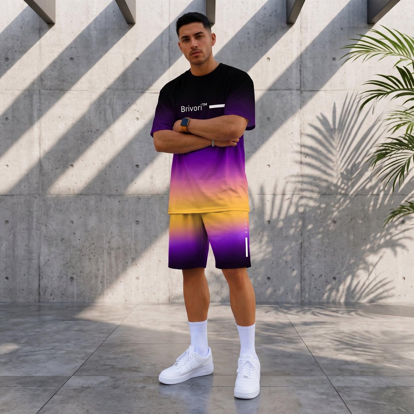 Brivori™ - Conjunto Casual de Verano con Efecto Degradado