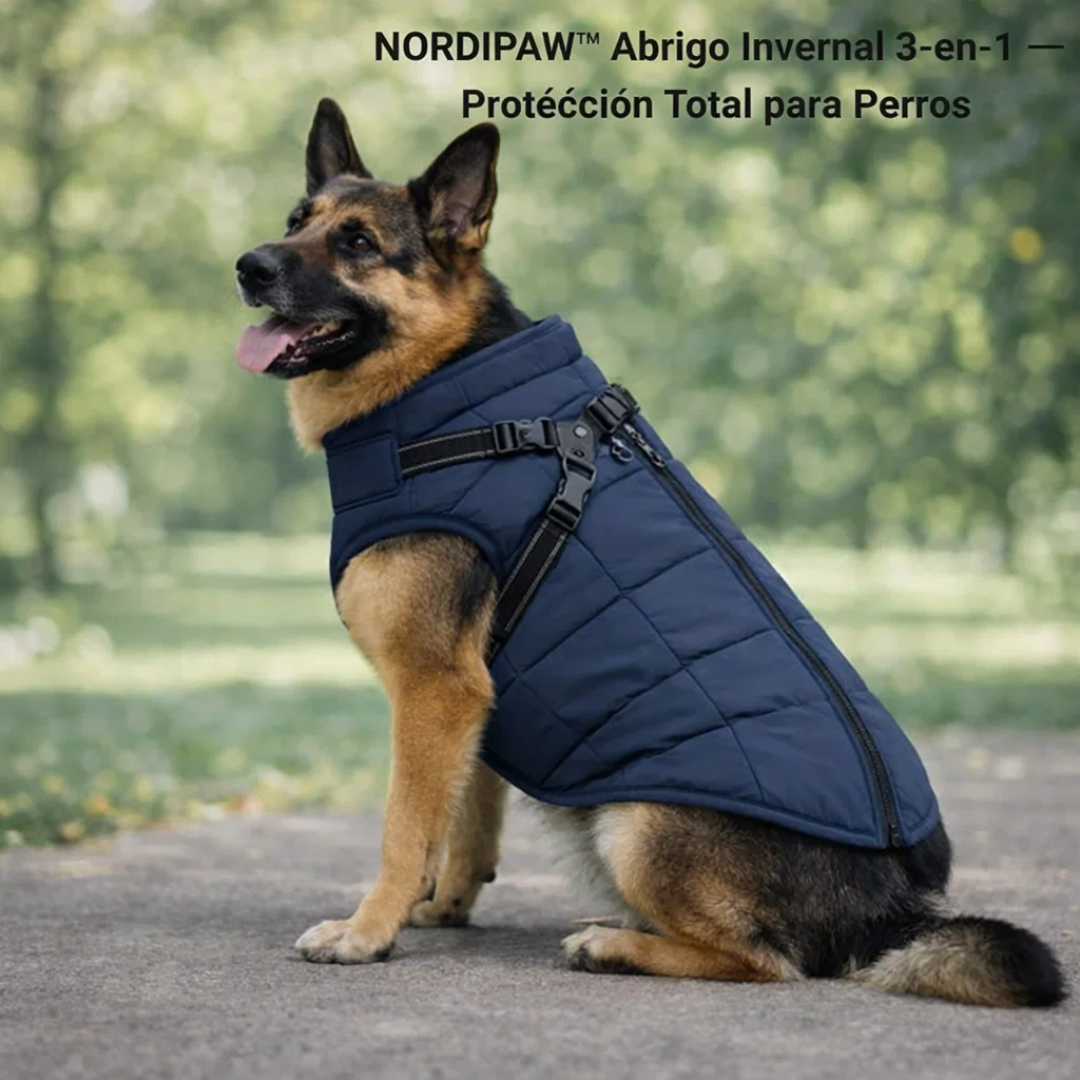 NORDIPAW™ Abrigo Invernal 3-en-1 para Perros