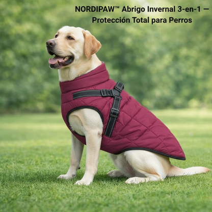 NORDIPAW™ Abrigo Invernal 3-en-1 para Perros