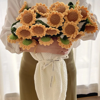 Floravía™ – Manta Bouquet Tejida a Mano