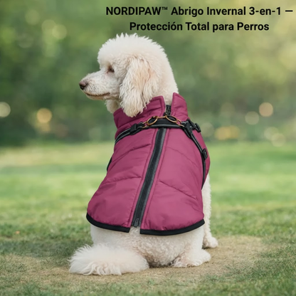 NORDIPAW™ Abrigo Invernal 3-en-1 para Perros