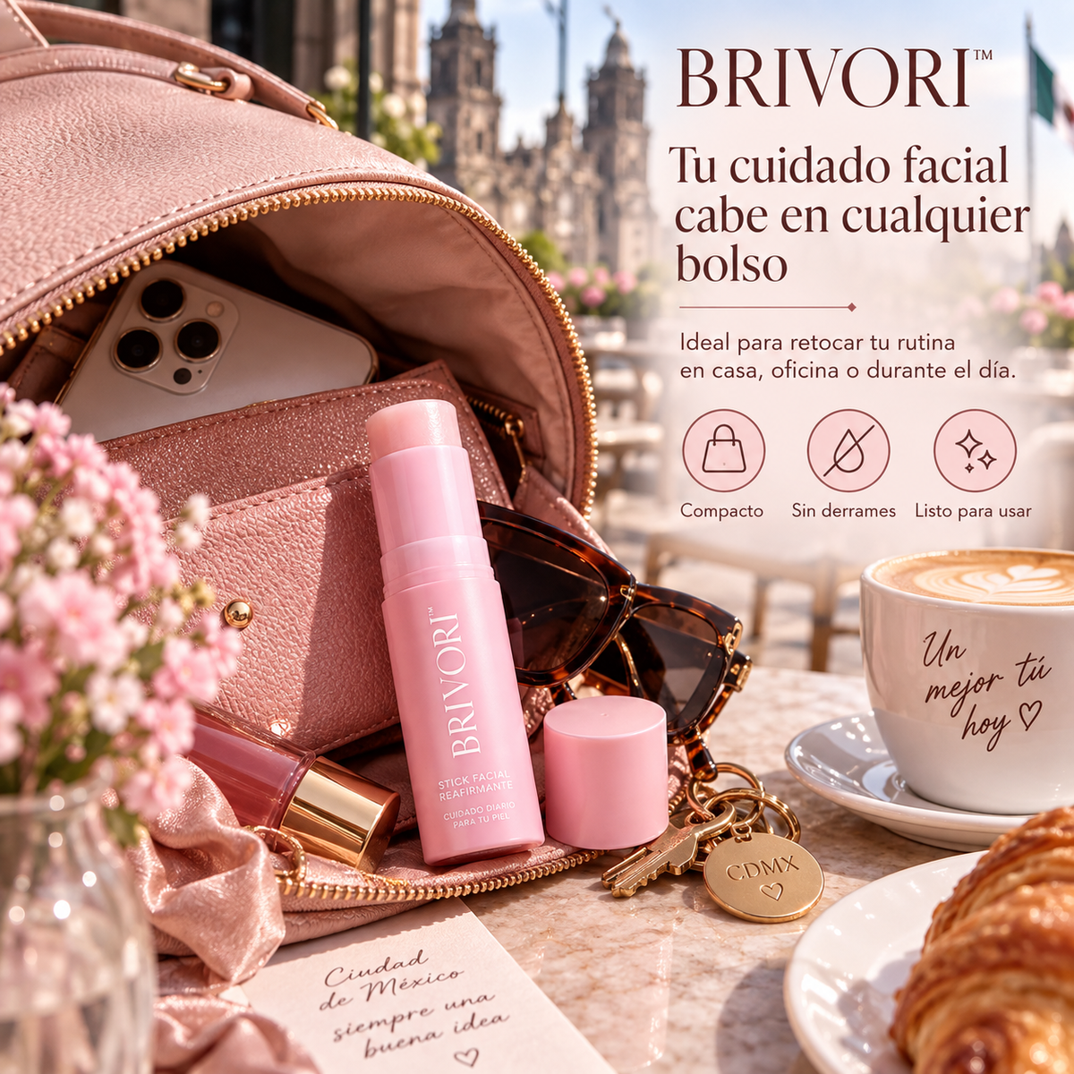 Brivori™ - Stick Facial Reafirmante con Bio-Colágeno PDRN