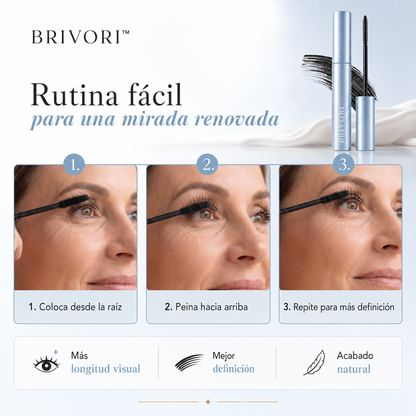 Brivori™ - Máscara para Pestañas Más Largas