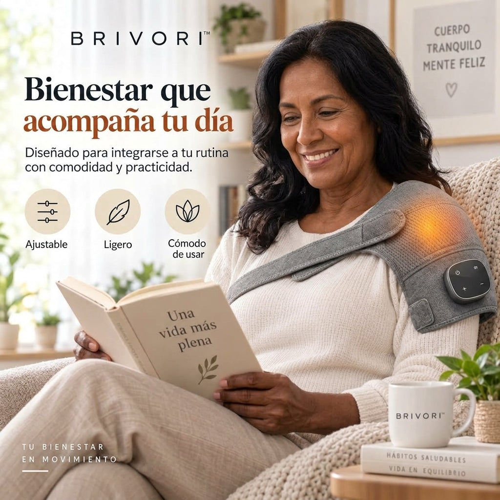 Brivori™ - Masajeador Terapéutico de Hombro