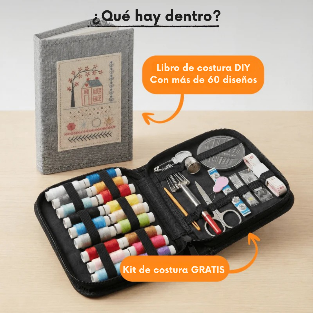 STITCHORA™ – Libro Puntadas Bordado