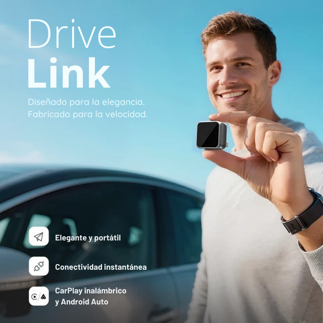 DriveLink™ – Conexión inalámbrica para CarPlay y Android Auto