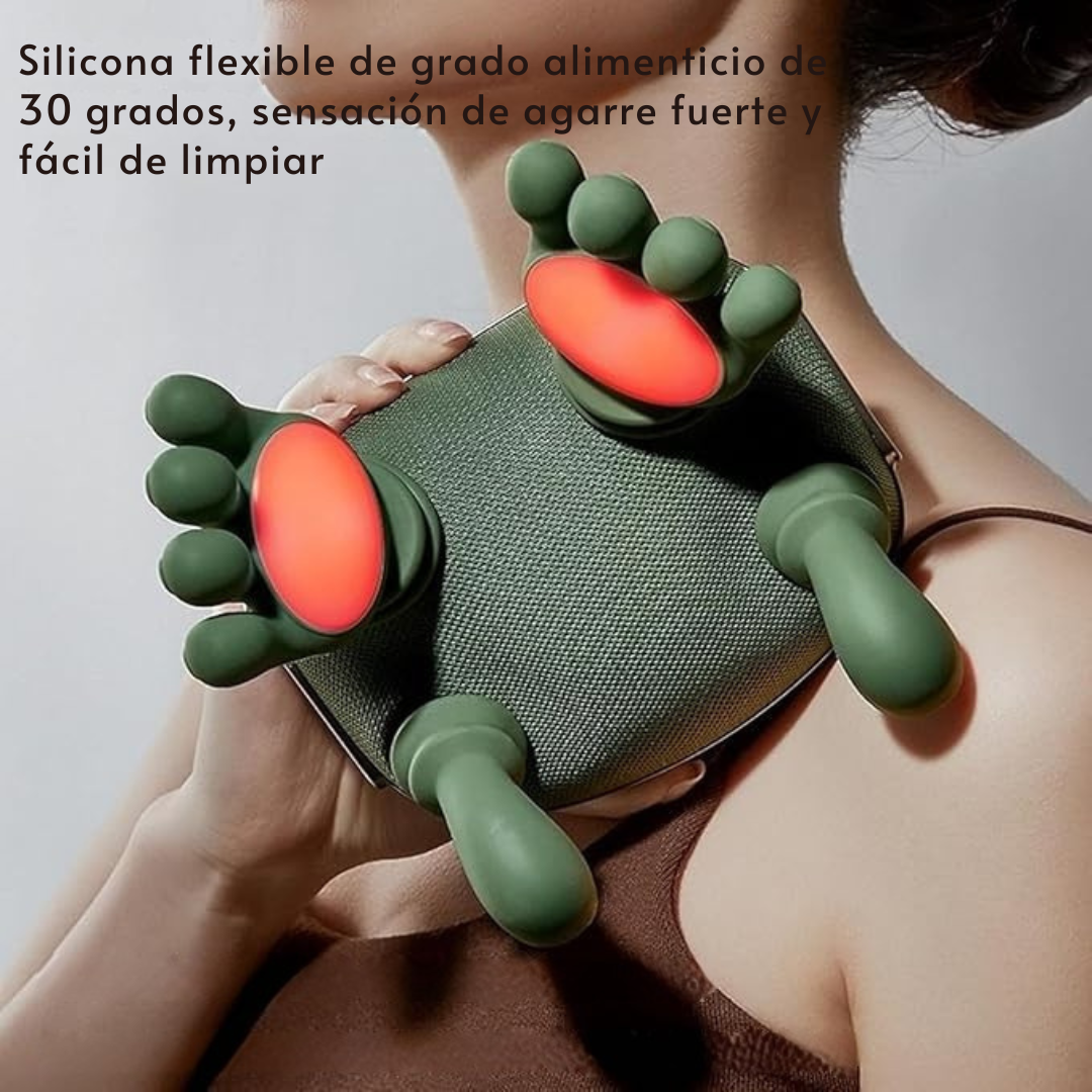 HandEase™ – Masajeador de cuello y hombros de 5 dedos