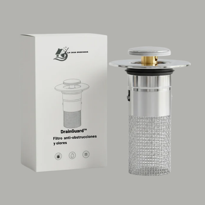 DrainGuard™ – Filtro anti-obstrucciones y olores