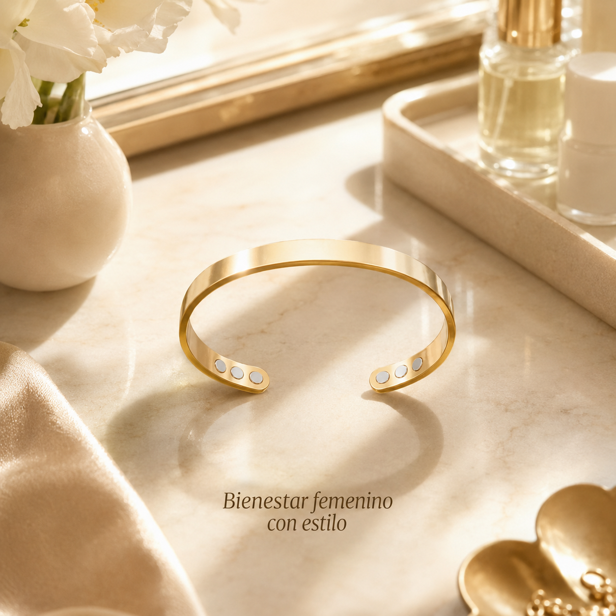 Brivori™ - Pulsera Magnética de Bienestar Femenino