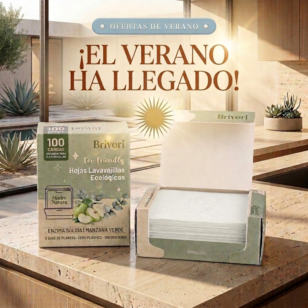 Brivori™ - Hojas Lavavajillas Ecológicas