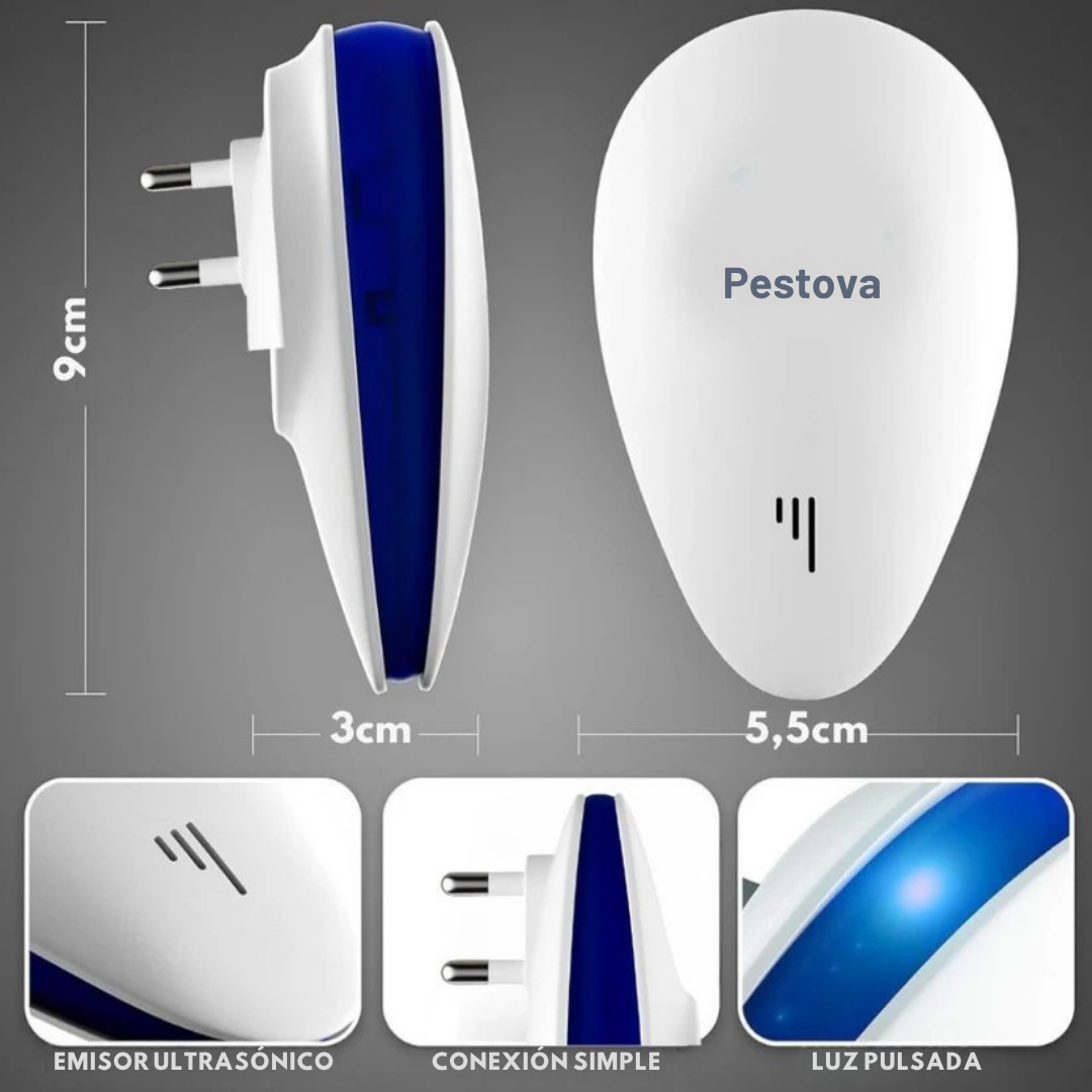 Pestova™ – Répulsif Ultrasonique Anti-Nuisibles