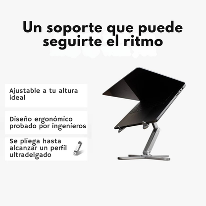 PosturaX™ – Soporte ergonómico plegable