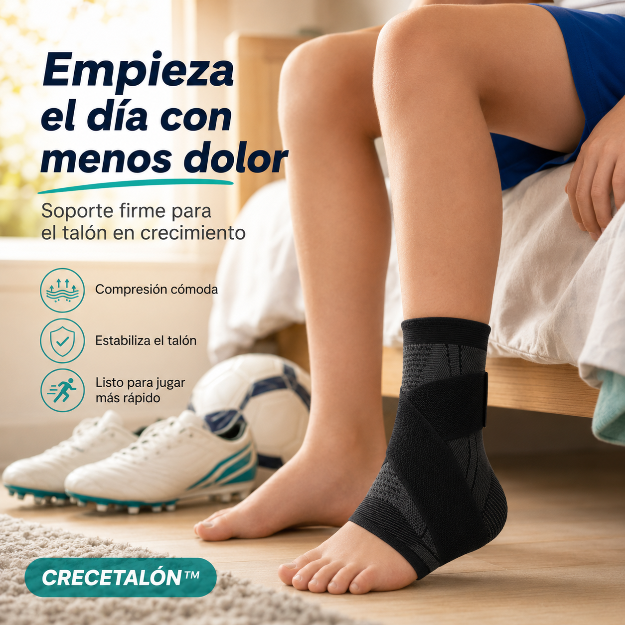 CRECETALÓN™ - Soporte Infantil para Talón y Tobillo