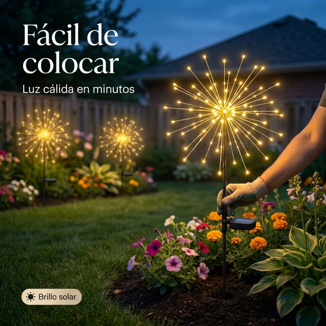 AURAFLEUR™ - Lámpara solar de jardín con forma de estrella