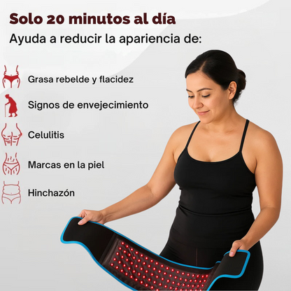 Luminexia™ – Cinturón de terapia con luz roja