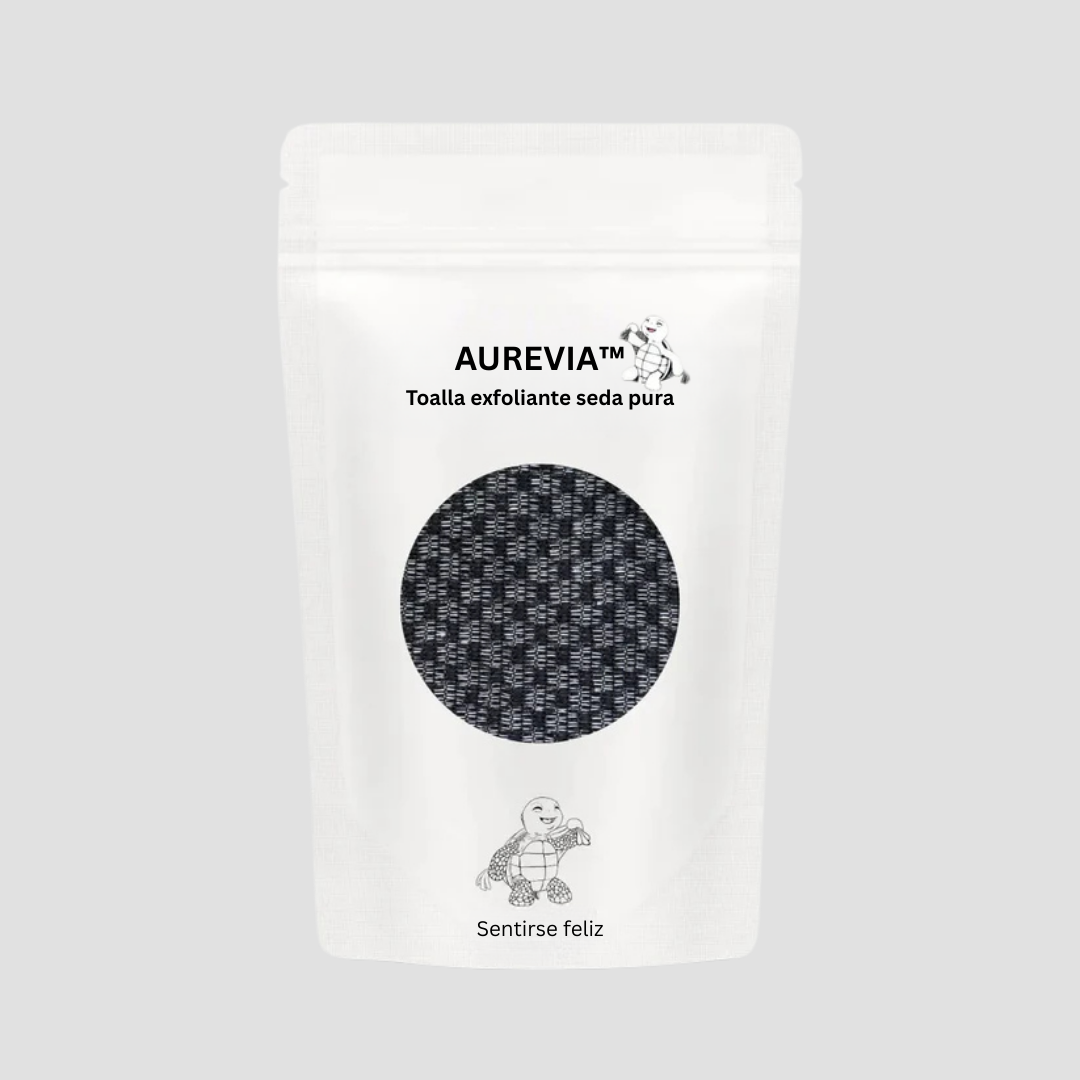 AUREVIA™ - Toalla exfoliante seda pura