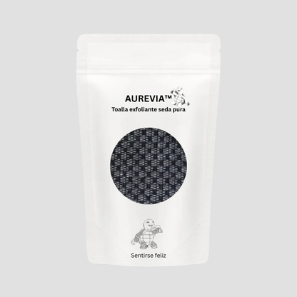 AUREVIA™ - Toalla exfoliante seda pura