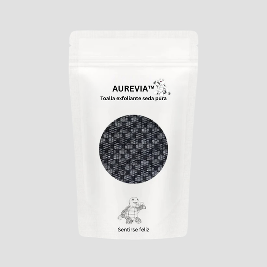 AUREVIA™ - Toalla exfoliante seda pura