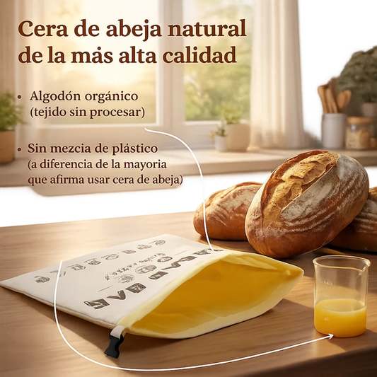 APIAVERA™ - Caja para pan de cera de abeja natural