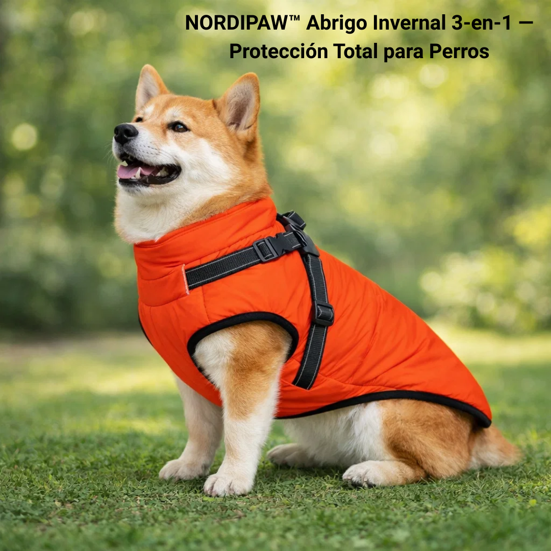NORDIPAW™ Abrigo Invernal 3-en-1 para Perros