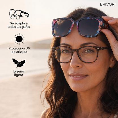 Brivori™ - Lunettes Solaires Superposables Polarisées